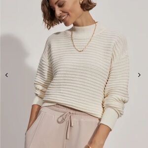 Varley Franco Mock Neck Knit Sweater